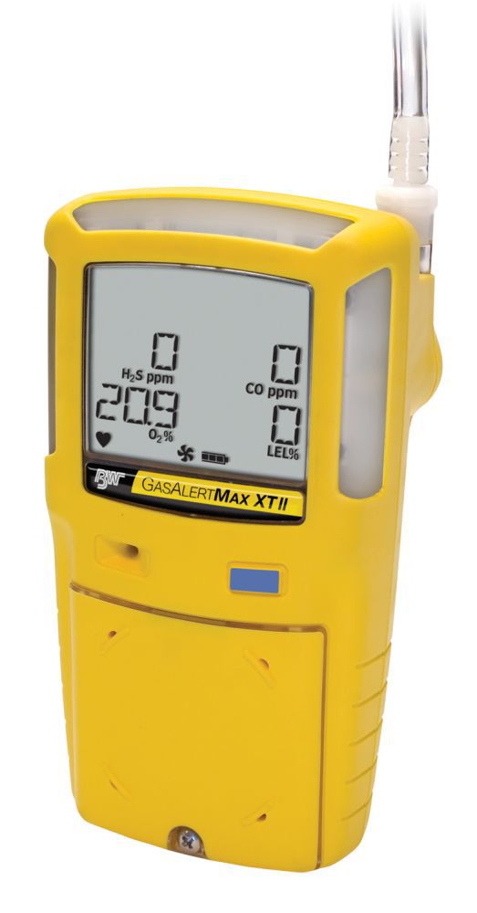 Honeywell BW - GasAlertMax XT II - Gas-Warngerät für 0-100 % UEG (CH4) - mit Akku- und Ladetechnik - integrierte Pumpe - Farbe: gelb - EU Version